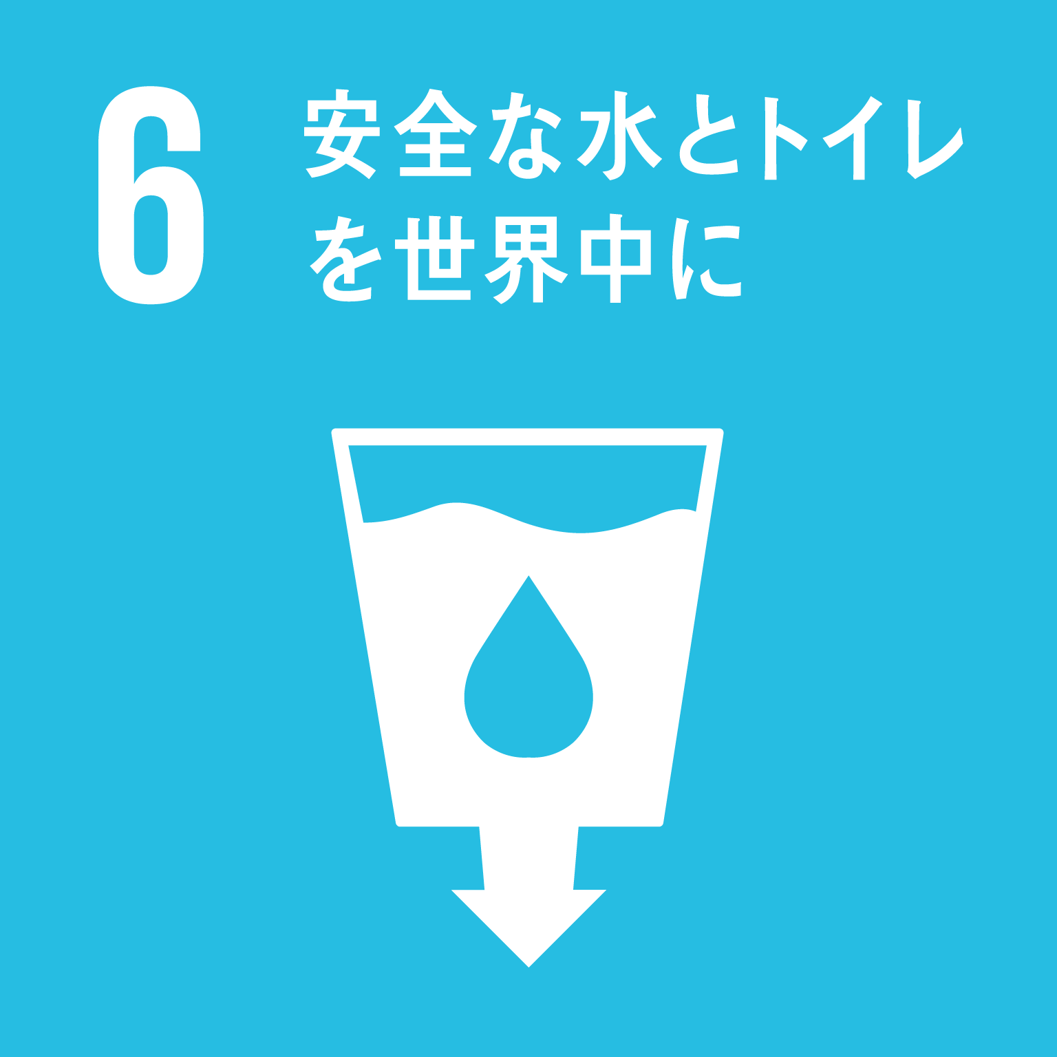 目標6：安全な水とトイレを世界中に