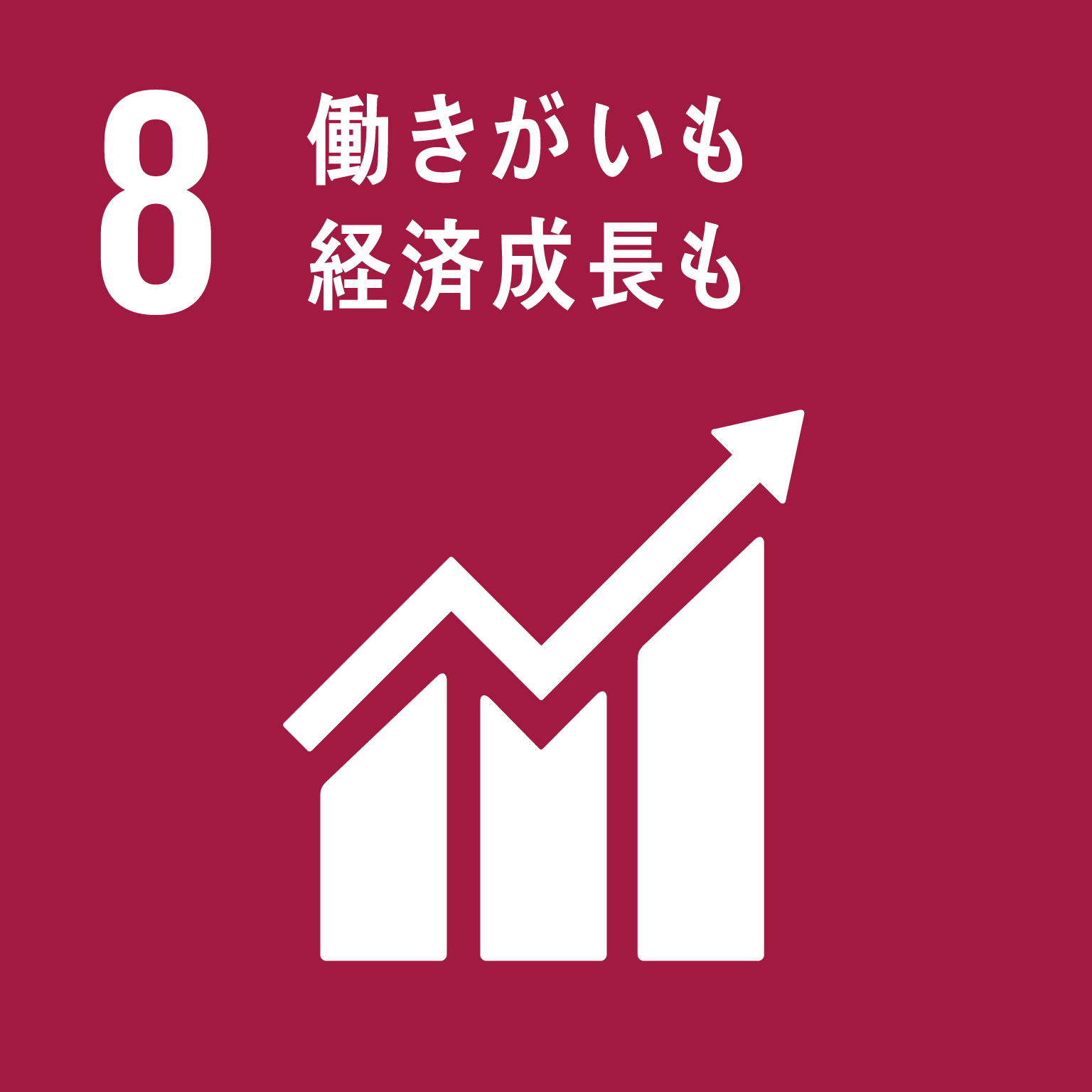 目標8：働きがいも経済成長も