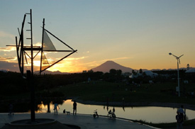 公園の風景